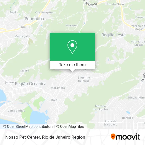 Nosso Pet Center map