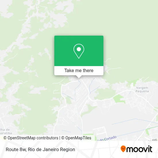 Route 8w map
