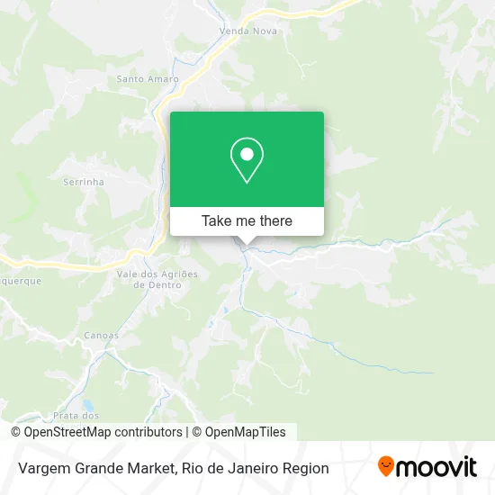 Vargem Grande Market map