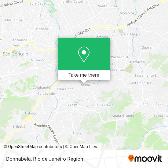 Donnabela map