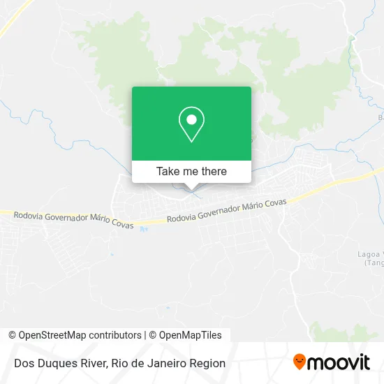 Dos Duques River map