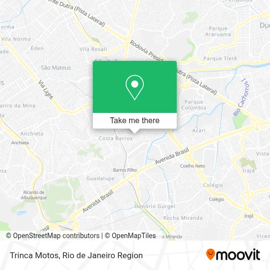 Trinca Motos map