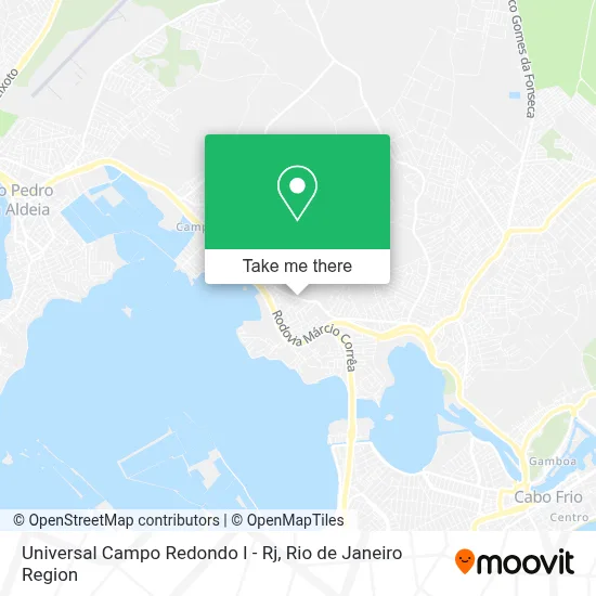 Universal Campo Redondo I - Rj map