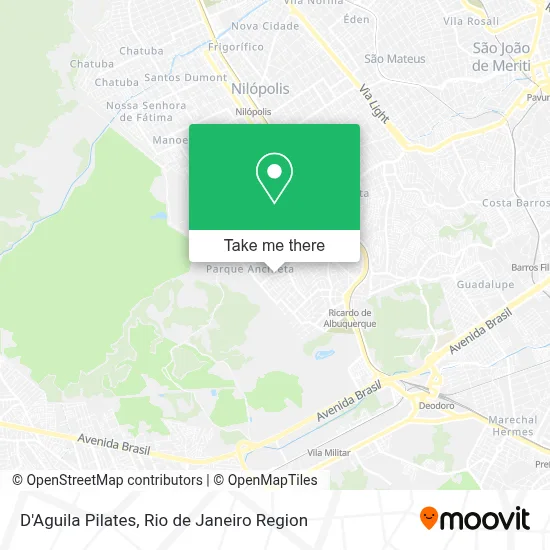 D'Aguila Pilates map