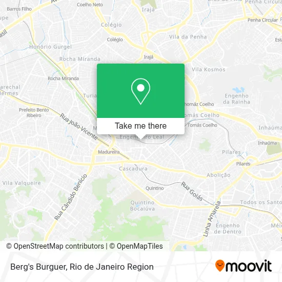 Berg's Burguer map