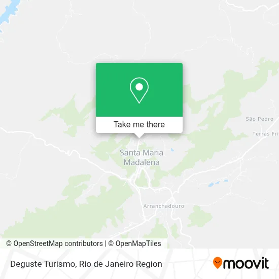 Deguste Turismo map