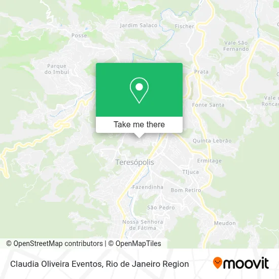 Claudia Oliveira Eventos map