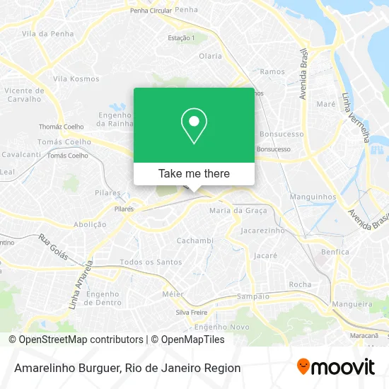 Amarelinho Burguer map