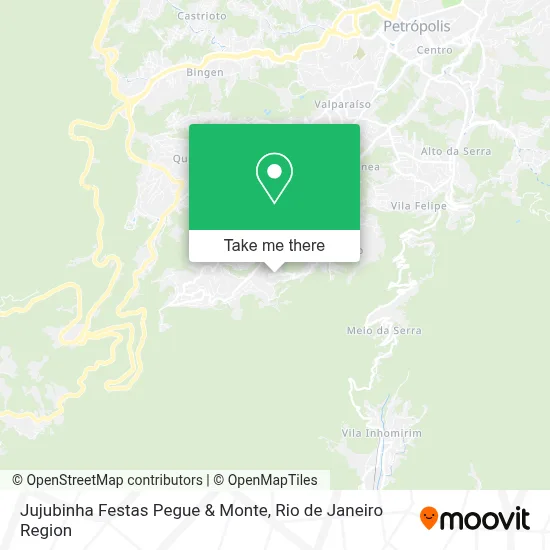 Jujubinha Festas Pegue & Monte map