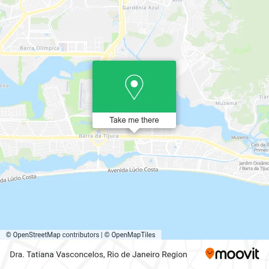 Dra. Tatiana Vasconcelos map