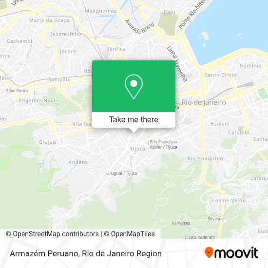 Armazém Peruano map