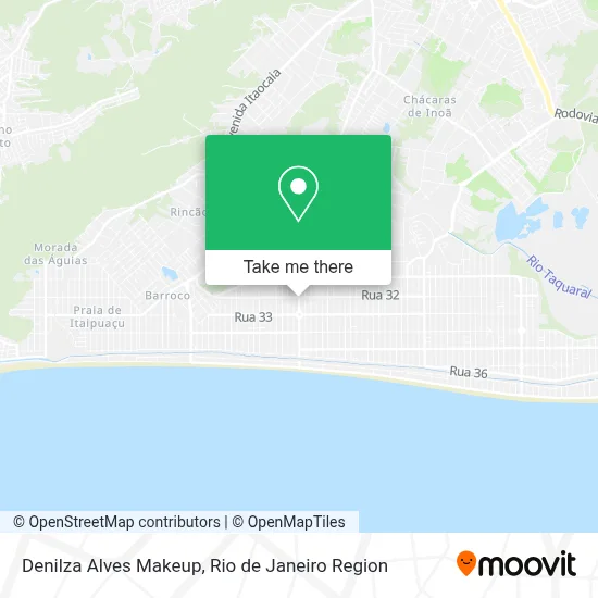 Denilza Alves Makeup map