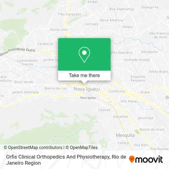 Orfis Clinical Orthopedics And Physiotherapy map