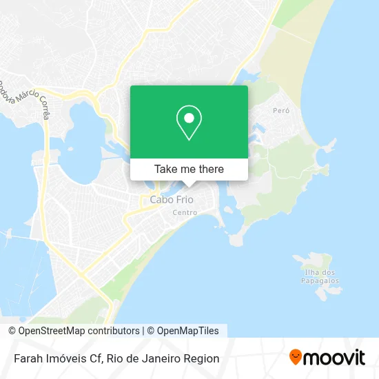 Farah Imóveis Cf map