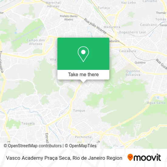 Vasco Academy Praça Seca map