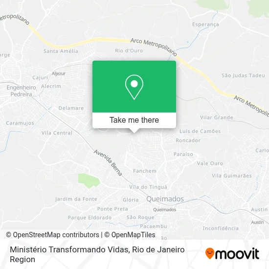 Ministério Transformando Vidas map