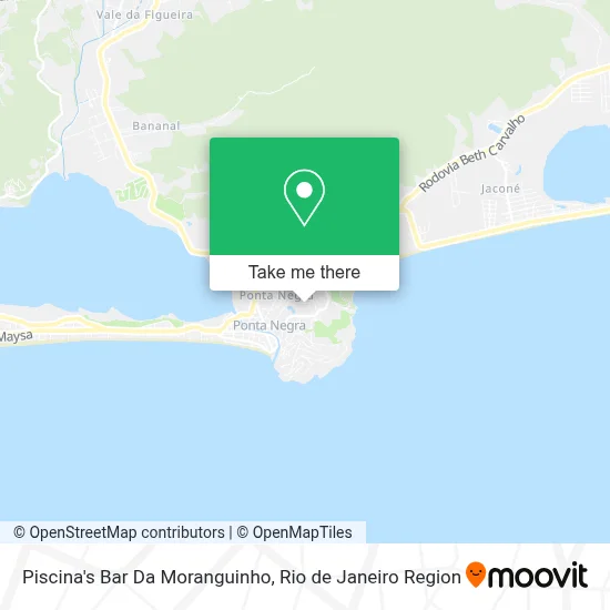 Piscina's Bar Da Moranguinho map