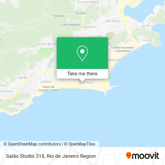 Salão Studio 318 map