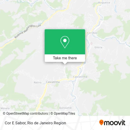 Cor E Sabor map