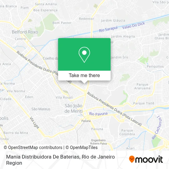 Mania Distribuidora De Baterias map