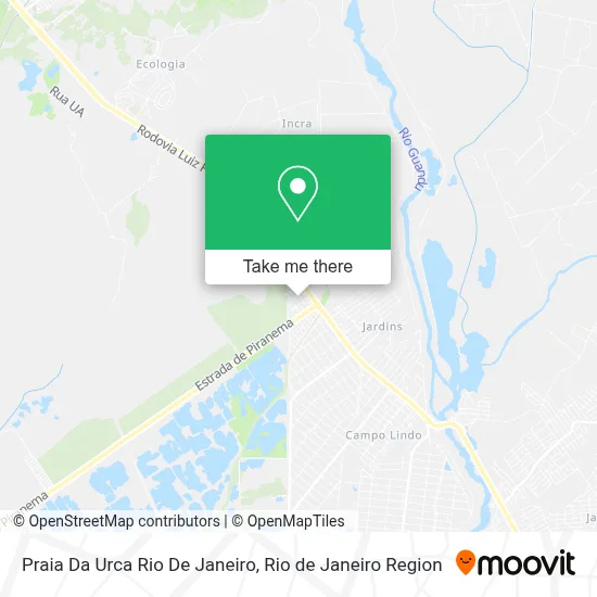 Praia Da Urca Rio De Janeiro map
