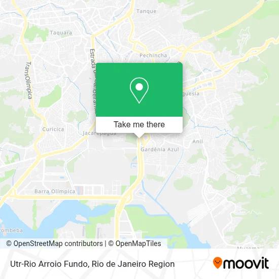 Utr-Rio Arroio Fundo map