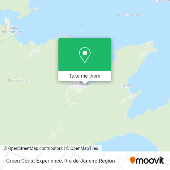 Green Coast Experience map