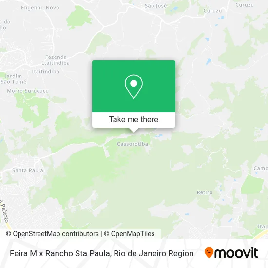 Feira Mix Rancho Sta Paula map