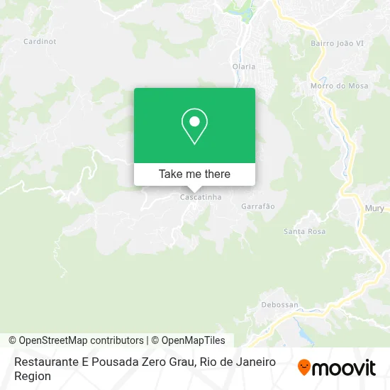 Restaurante E Pousada Zero Grau map