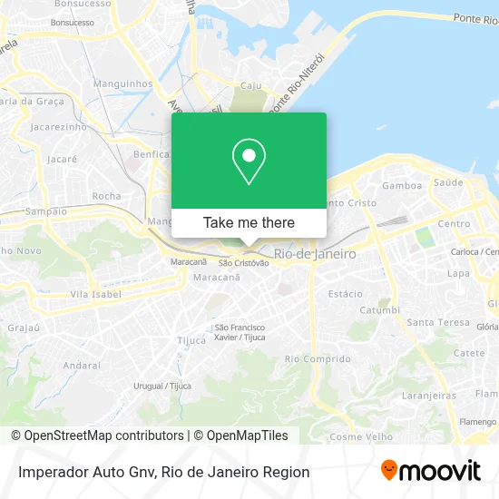 Imperador Auto Gnv map