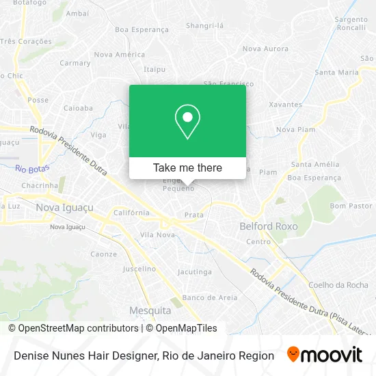 Denise Nunes Hair Designer map