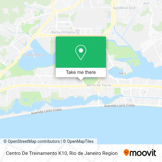 Centro De Treinamento K10 map