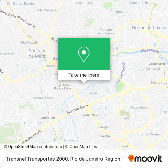 Transnel Transportes 2000 map