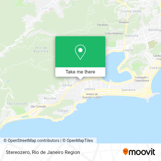 Stereozero map