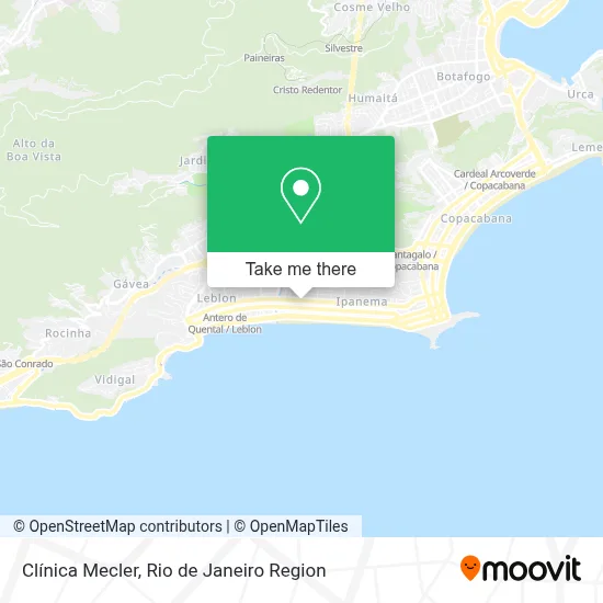 Clínica Mecler map