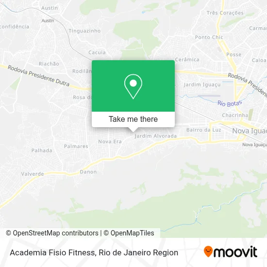 Academia Fisio Fitness map