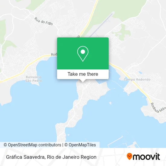 Gráfica Saavedra map