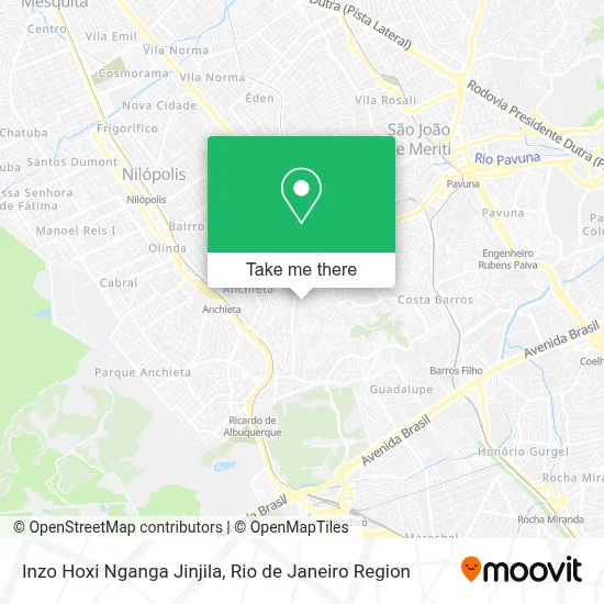 Inzo Hoxi Nganga Jinjila map