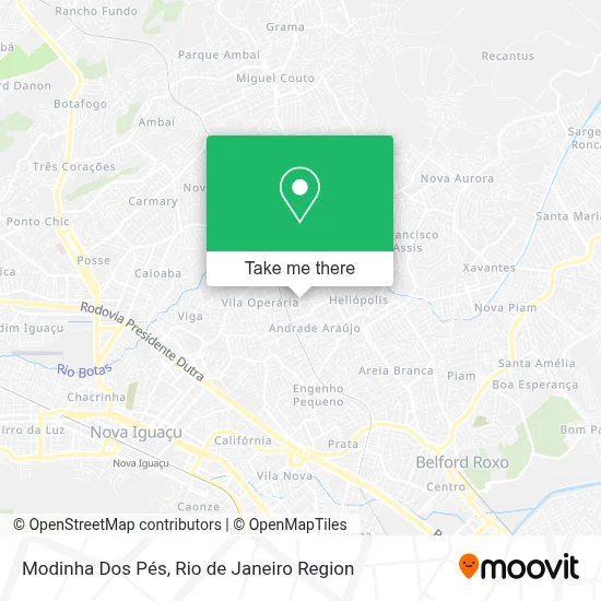 Modinha Dos Pés map