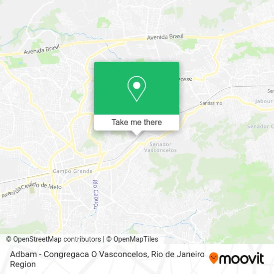 Adbam - Congregaca O Vasconcelos map