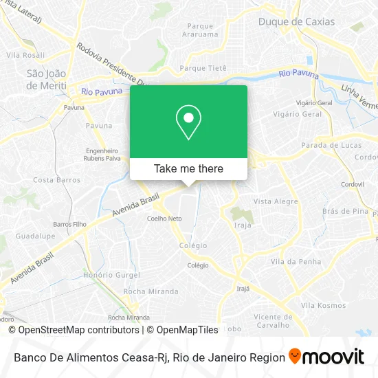 Banco De Alimentos Ceasa-Rj map