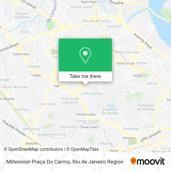 Millenniun Praça Do Carmo map