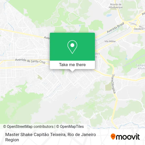Master Shake Capitão Teixeira map