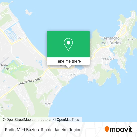 Radio Med Búzios map