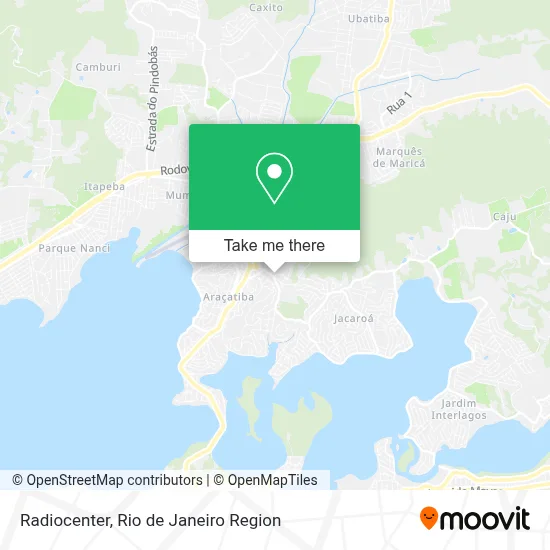 Radiocenter map