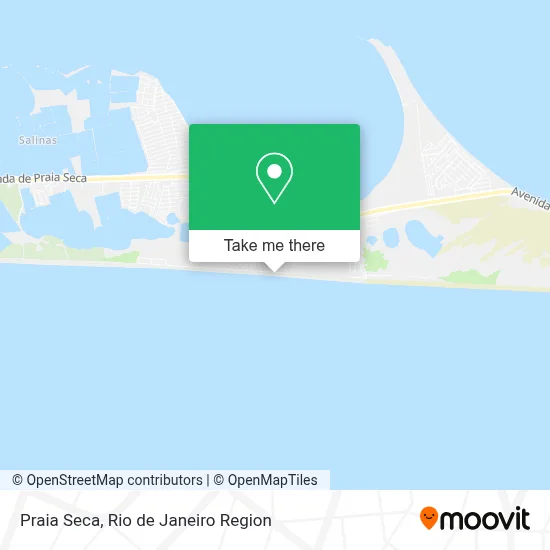 Praia Seca map