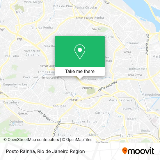 Posto Rainha map