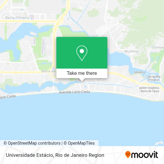 Universidade Estácio map