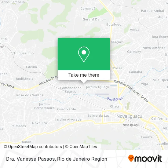 Dra. Vanessa Passos map