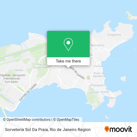Sorveteria Sol Da Praia map